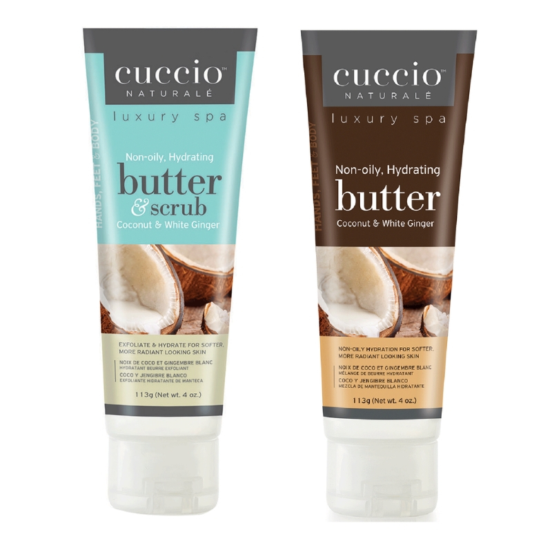 Cuccio Body Butter and Butter Scrub Twin Pack