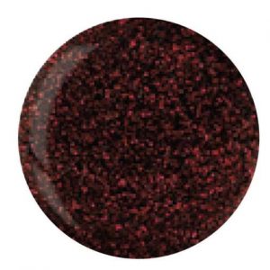 Cuccio Powder Polish - 5611 - Black with Red Glitter