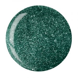 Cuccio Powder Polish - 5596 - Jade with Silver Glitter